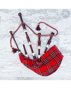 Royal Stewart Rosewood Scottish Bagpipe