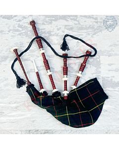 Hunting Stewart Rosewood Scottish Bagpipe