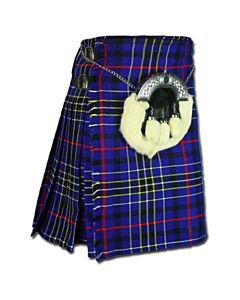 Blue Tartan Modern Kilt: Contemporary Style with Scottish Flair