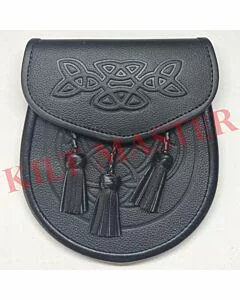 Celtic Knot Embossed Leather Sporran