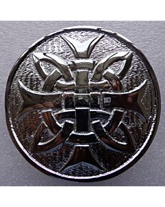 CC Scottish Kilt Belt Buckle Masonic Badge 4 Dome Jet Black Finish/Belt Buckles 