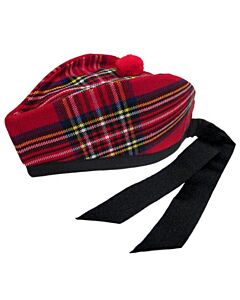 Royal Stewart Tartan Glengarry Hat