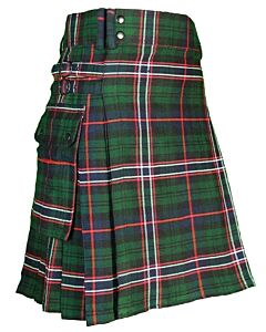 Scottish National Tartan Utility Kilt - Authentic Highland Style