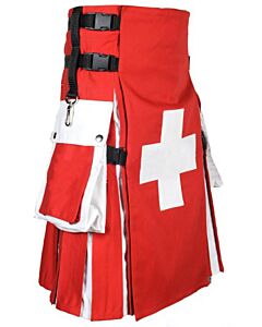 Swiss Flag Kilt