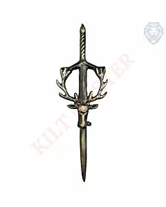 Antique Stage Head Kilt Pin - Timeless Elegance for Your Attire