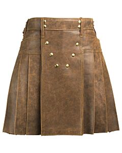 Vintage Leather Kilt