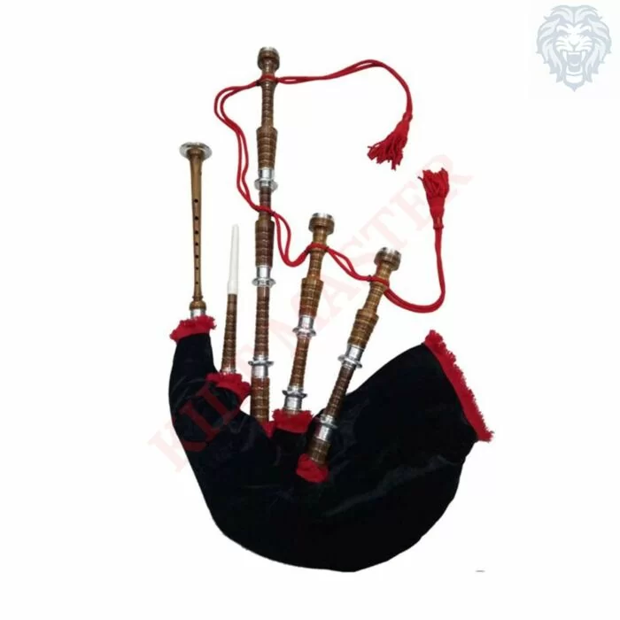 Bagpipe With Black Velvet Air Bag