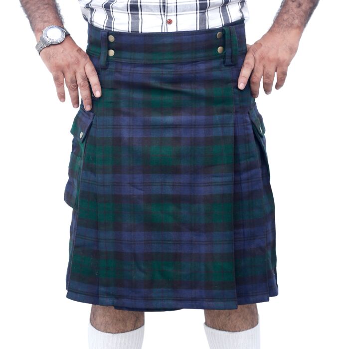 Black Watch Tartan Utility Kilt