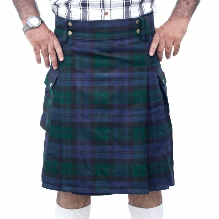 Black Watch Tartan Utility Kilt