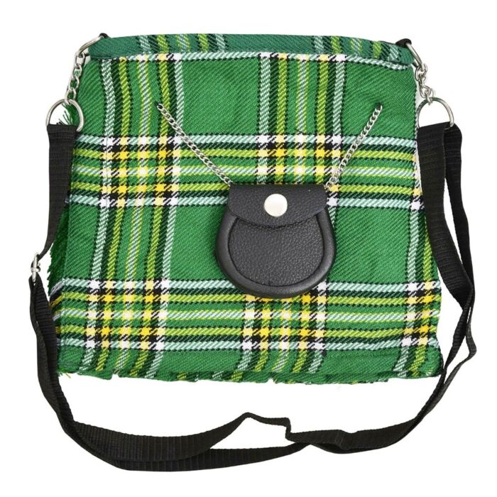 Scottish Irish National Tartan Ladies Shoulder Bag Front