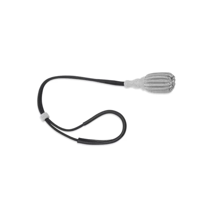 Sword knot silver and black