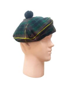 Tam O Shanter Hat - Scottish Buchanan Hunting Tartan  Hat