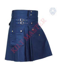 Navy Blue Utility Kilt