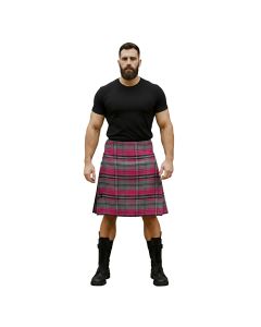 Ailsa Pink Tartan Kilt