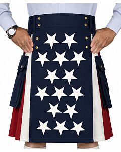 USA Flag Hybrid Utility Kilt Main