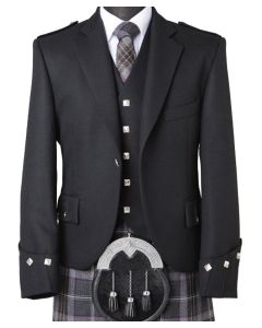 Argyll Jacket and Vest - S 140s Wool Florence Front