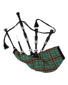 Black Finish Tara Murphy Tartan Scottish Bagpipe