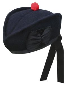 Black Glengarry Hat