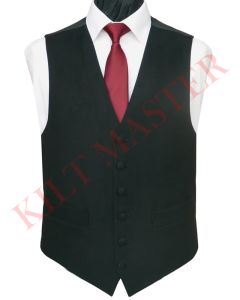 Black Kilt Vest