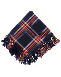 Black Stewart Tartan Fly Plaid