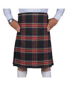 Black Stewart Tartan Kilt