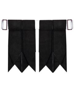 Black Tartan Kilt Flashes