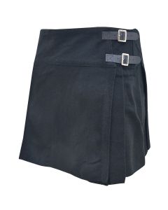 Black Tartan Skirt Front
