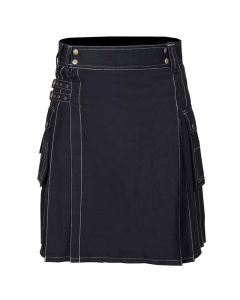 Black Utility Kilt: Timeless and Versatile Attire for Men