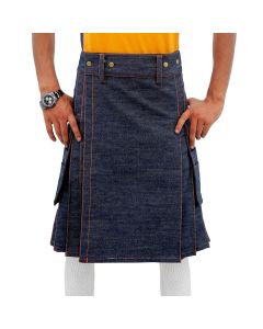 Blue Denim Utility Kilt 