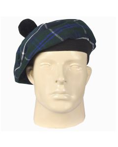 Blue Douglas Tartan Tammy Hat Front
