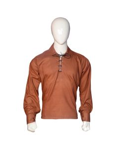 Brown Jacobite Ghillie Shirt Front