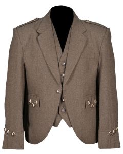 Brown Tweed Argyle Jacket