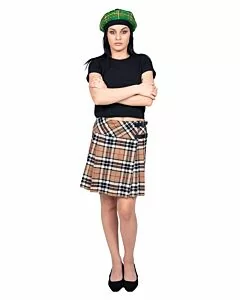 Camel Thompson Tartan Skirt Photo