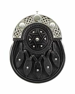 Cantle Leaf Leather Sporran