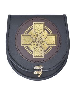 Celtic Cross Clasp Sporran Front