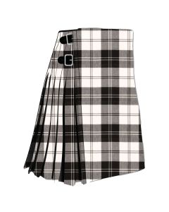Clan Erskine Black and White Tartan Kilt