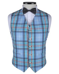 Diana Princess of Wales Tartan Vest Front