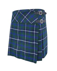 Douglas Blue Tartan Skirt Front