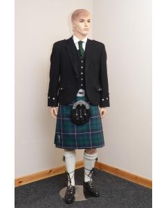 Douglas Green Modern Tartan Argyll Jacket Kilt Outfit