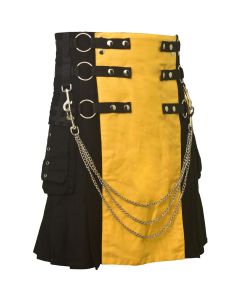 Fashion Kilt Yellow And Black