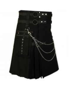 Gothic Fashion Utility Kilt