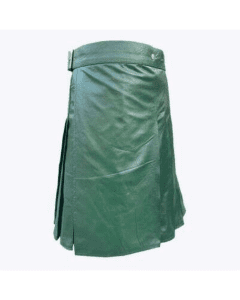 Green Leather Kilt