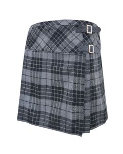 Grey Watch Tartan Skirt Front