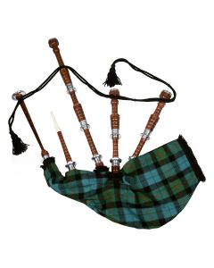 Gunn Ancient Tartan Natural Finish Scottish Bagpipe