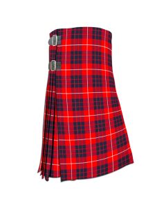 Hamilton Red Modern Tartan Kilt
