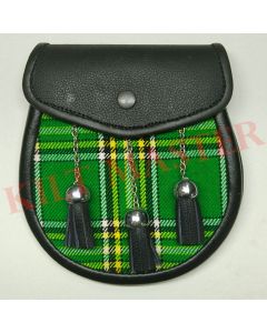 Irish National Tartan Sporran Front