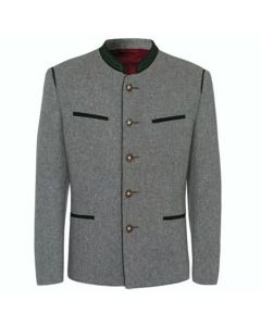 Light Grey German Bavarian Trachten Jacket 