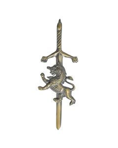 Lion Rampant Sword Kilt Pin Antique