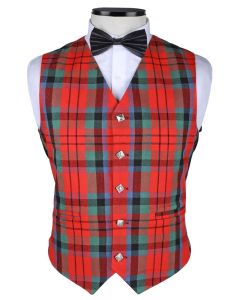 MacDuff Ancient Tartan Vest Front