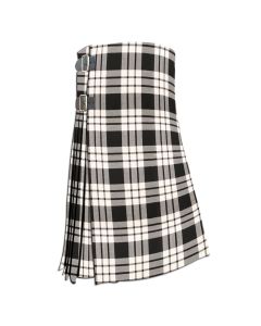 MacFarlane Black and White Modern Tartan Kilt